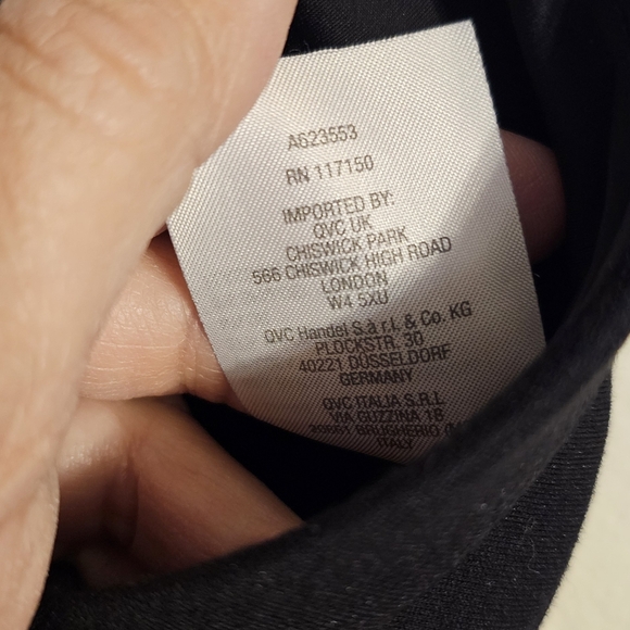 Belle Kim Gravel Pull On Ponte Pants Black Size 10 - Picture 2 of 4